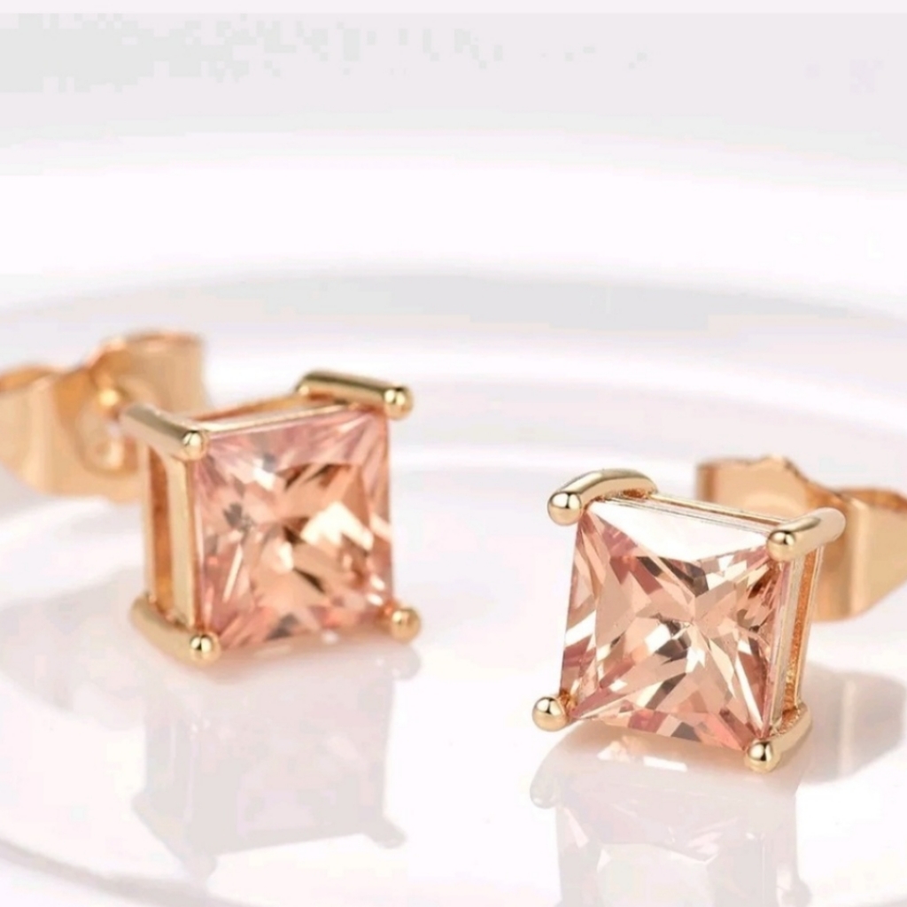Champagne Topaz Gemstone 24k Yellow Goldwomen's M